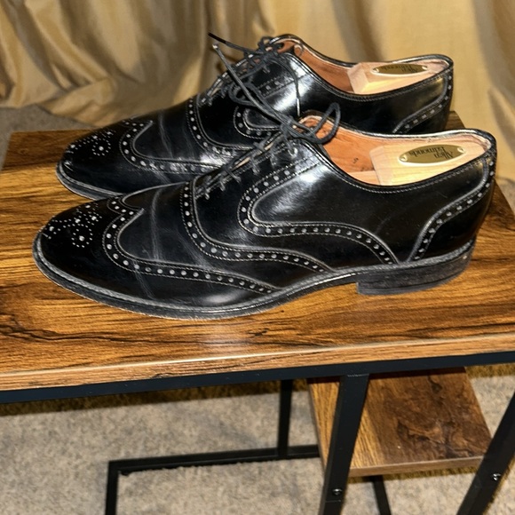 Men’s Allen Edmonds McClain Brogues Black Size 9D - Picture 3 of 9